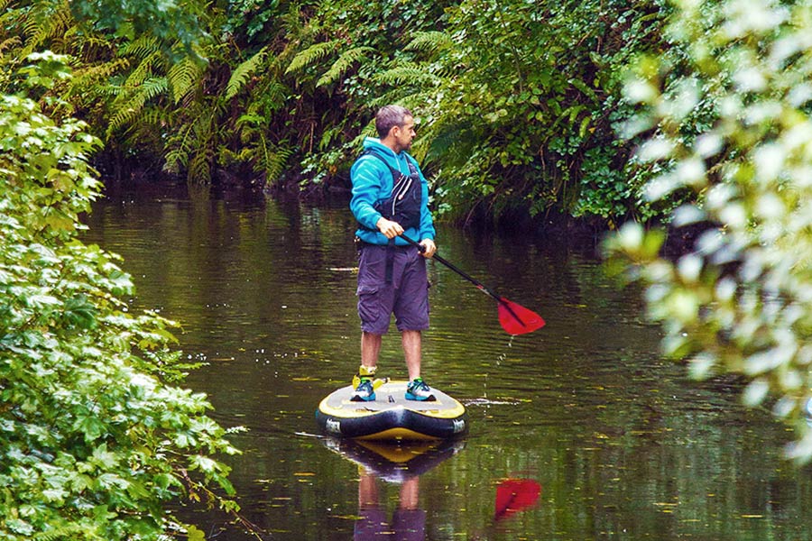 Stand Up Paddle boarder in Leitrim